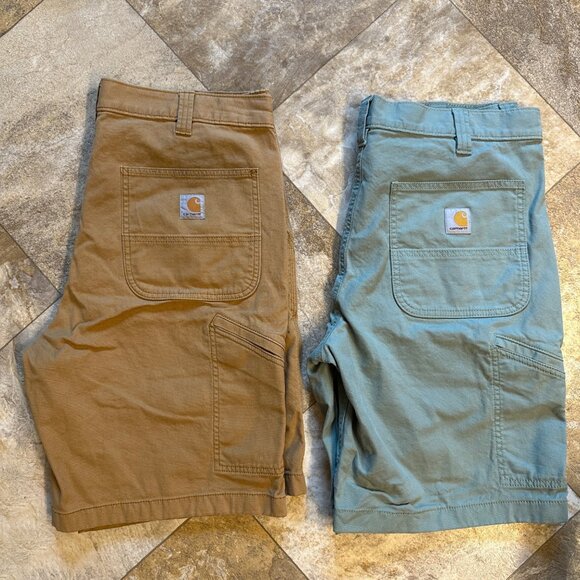 Carhartt Other - Carhartt | Lot of 2 Men's 36 Rugged Flex Relaxed Fit Canvas Work Shorts BS2514-M